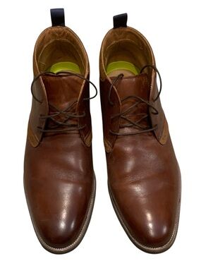 Florsheim Boots chukka Brown Size 11M leather suede lace up dress casual shoes
